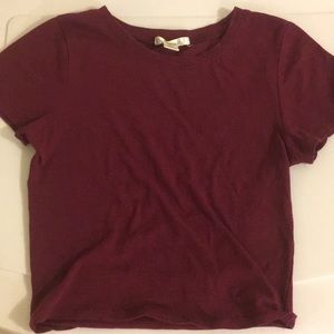 RED CROP TOP